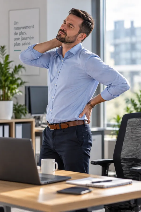 Raideurs et tensions liées à la sédentarité au travail