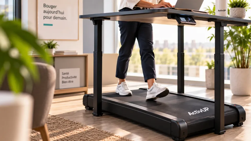 Bienfaits de la marche au travail avec un Walking Desk ActivUP