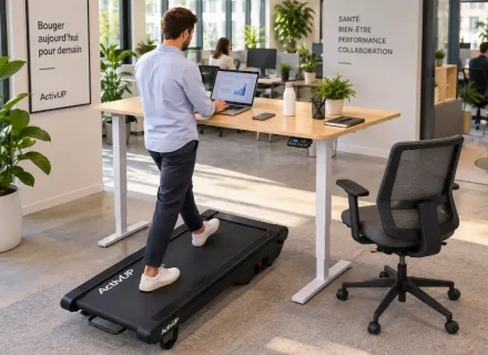 Poste hybride pour travailler assis ou en marchant